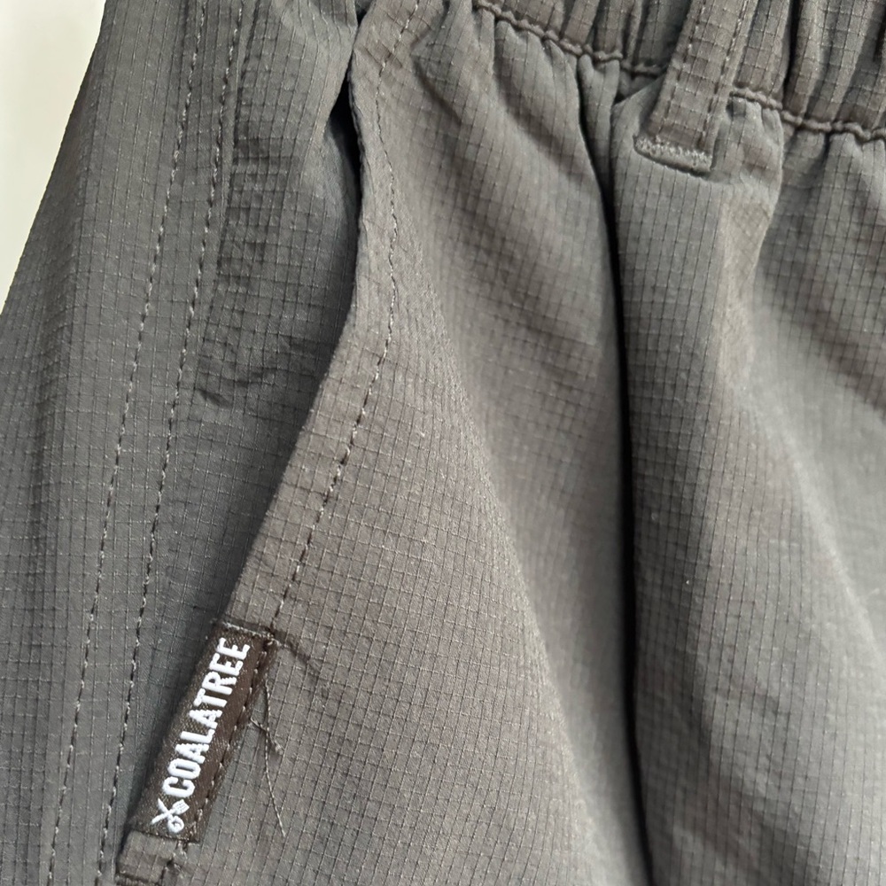 Athletic Black Drawstring Track Joggers - Picture 2 of 3